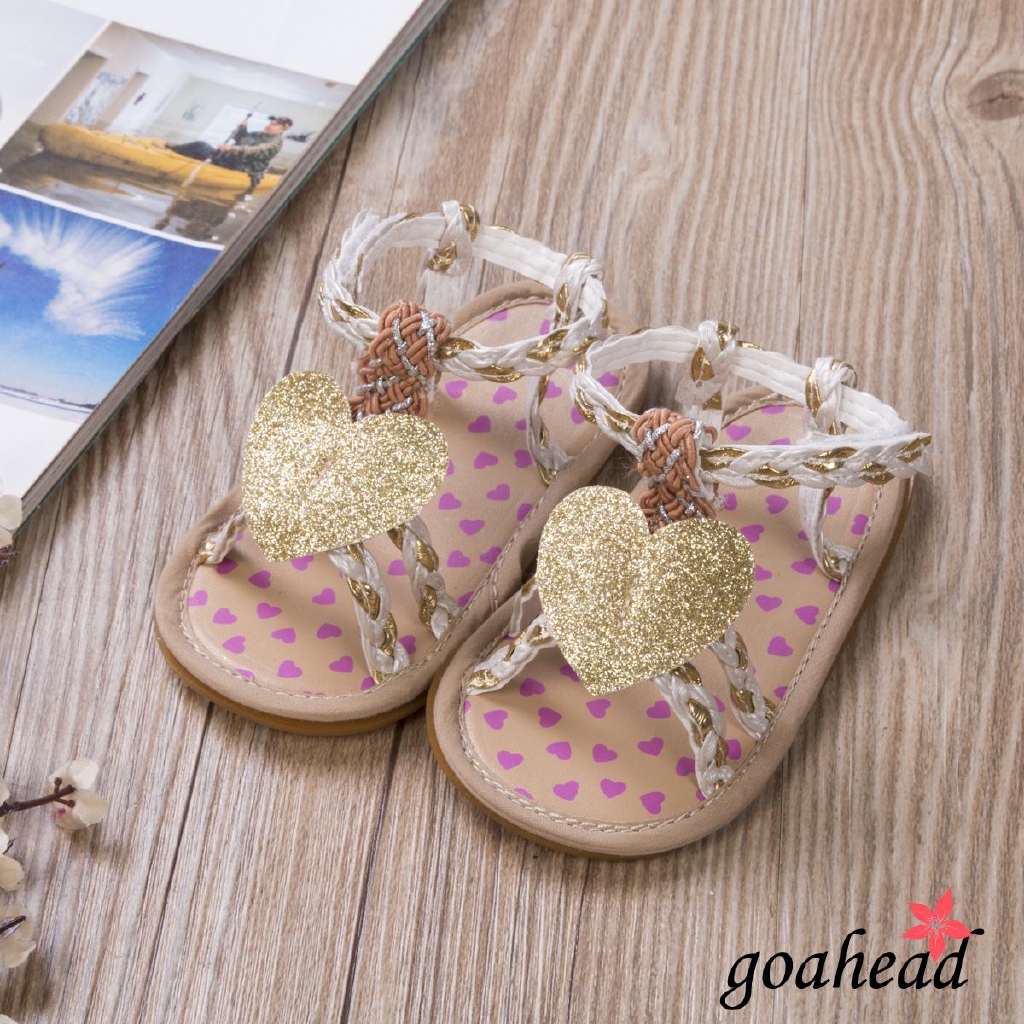 Giày Sandal Đế Mềm Chống Trượt Cho Bé Gái