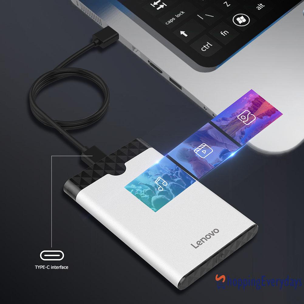 Hộp Đựng Ổ Cứng Lenovo S-03 Usb 3.1 Sata Hdd Ssd 6gbps 2.5 Inch Ốp | WebRaoVat - webraovat.net.vn