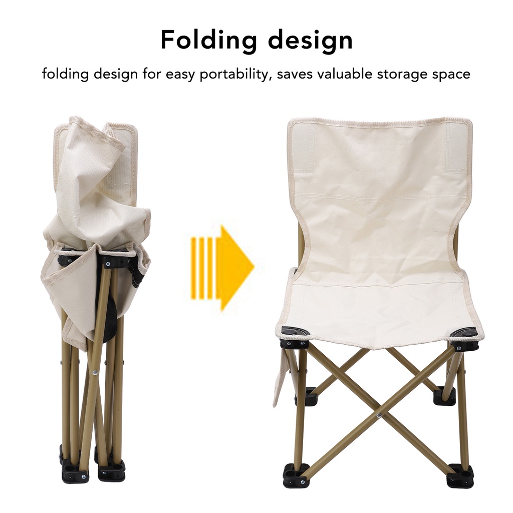 Có thể bán buôn Ghế cắm trại Gấp Chống gỉ trượt di động ngoài trời không thấm nước cho Bãi biển câu cá Vermont055 Hàng giao ngay