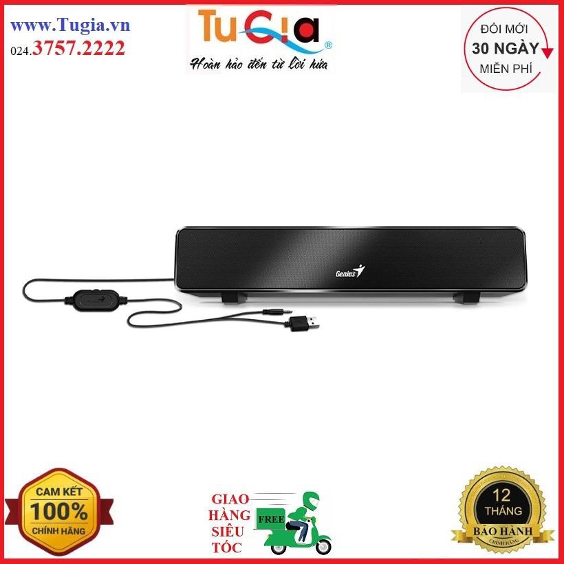 [Mã SKAMA07 giảm 8% đơn 250k]Loa máy tính Genius Soundbar 100 - Hàng chính hãng