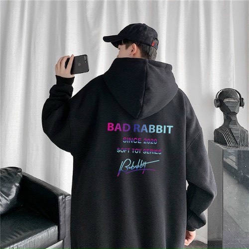 Áo hoodie nam  𝗙𝗥𝗘𝗘𝗦𝗛𝗜𝗣 áo hoodie nữ  freesize unisex kute hàn quốc dễ thương THỎ ĐEN trẻ em trai gái nỉ bông ấm áp