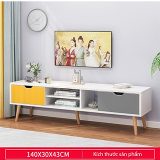 Tủ Kệ tivi thông minh có chân nhiều ngăn mã KTV004
