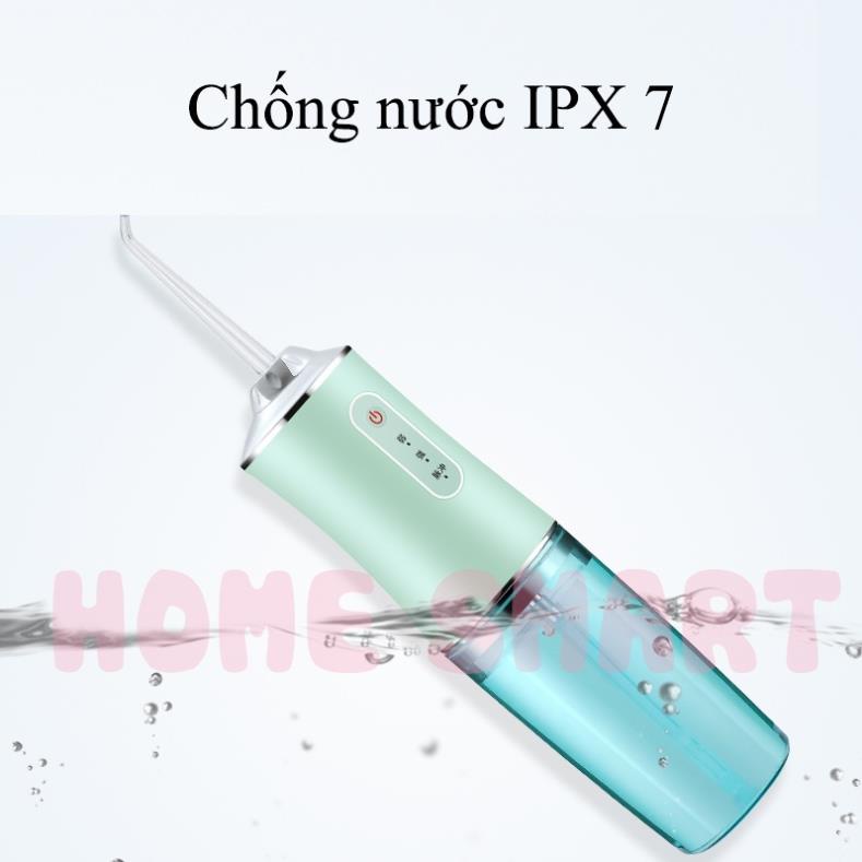 Máy Tăm Nước Vệ Sinh Răng Miệng Oral 3 Chế Độ Phun Chăm Sóc Răng Niềng Nhạy Cảm Loại Bỏ Thức Ăn Thừa