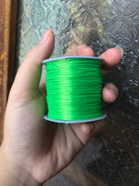 Cước tơ dẹt xỏ vòng chuỗi hạt đá phong thuỷ (100m) | BigBuy360 - bigbuy360.vn