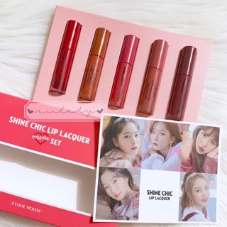 Set 5 Son Shine Chic Lip Lacquer Mini Set