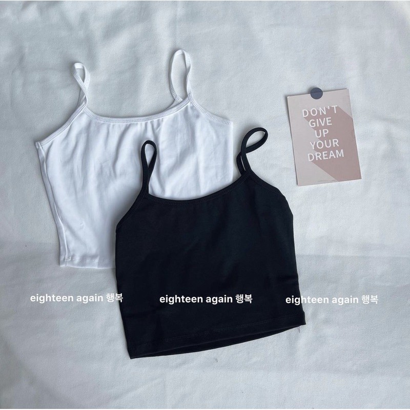 Áo hai dây basic - Hàng sẵn/Ảnh thật