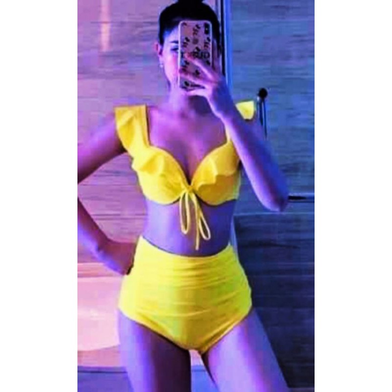 Bikini, Đồ Bơi Đi Biển Hai Mảnh Cánh Tiên Cạp Cao Sexy NS13 | BigBuy360 - bigbuy360.vn