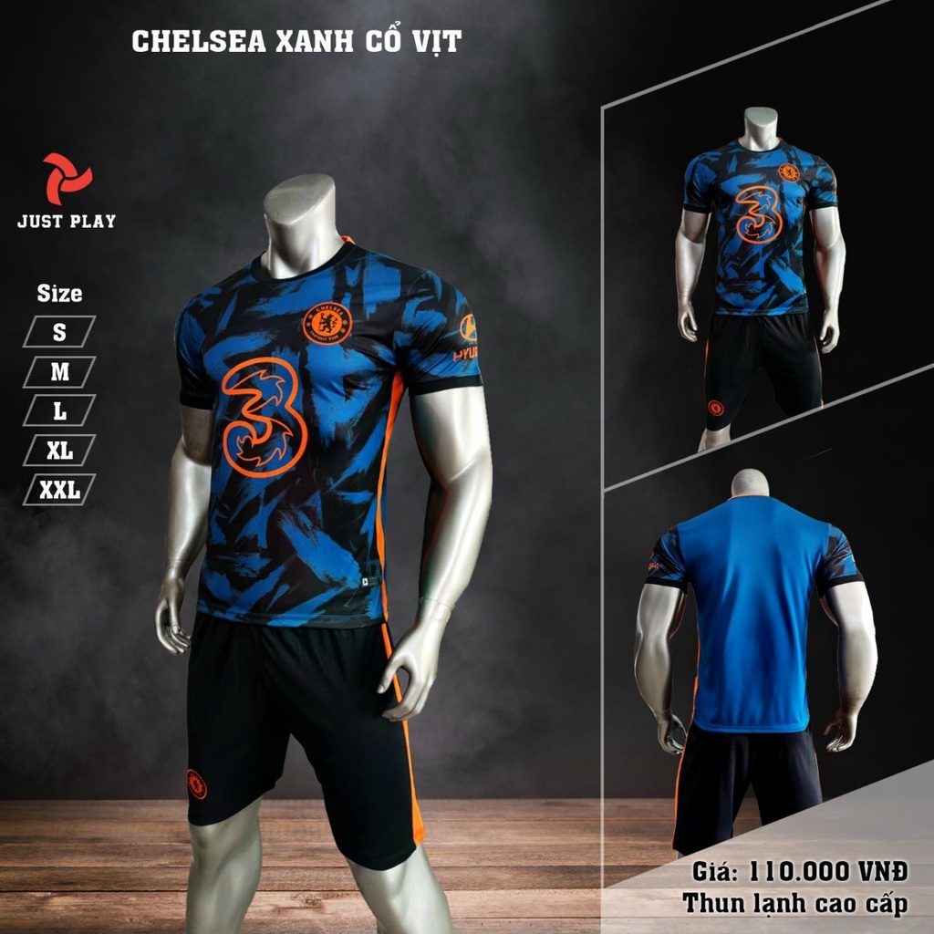 Quần áo đá banh, đá bóng CHELSEA ĐEN 2021-2022