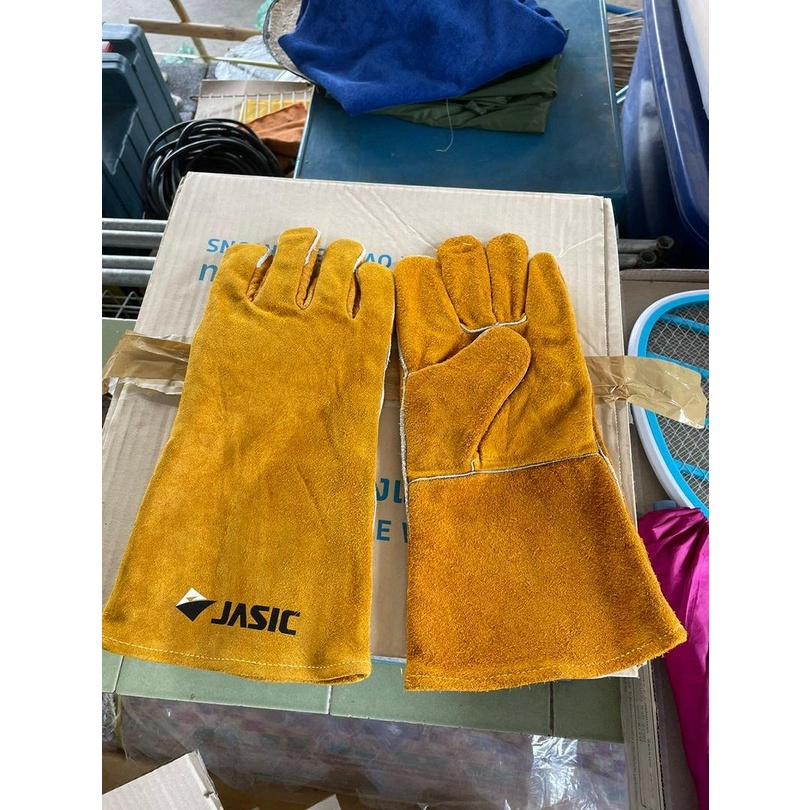 Găng Tay Bảo Hộ Bằng Da Thuộc - JASIC