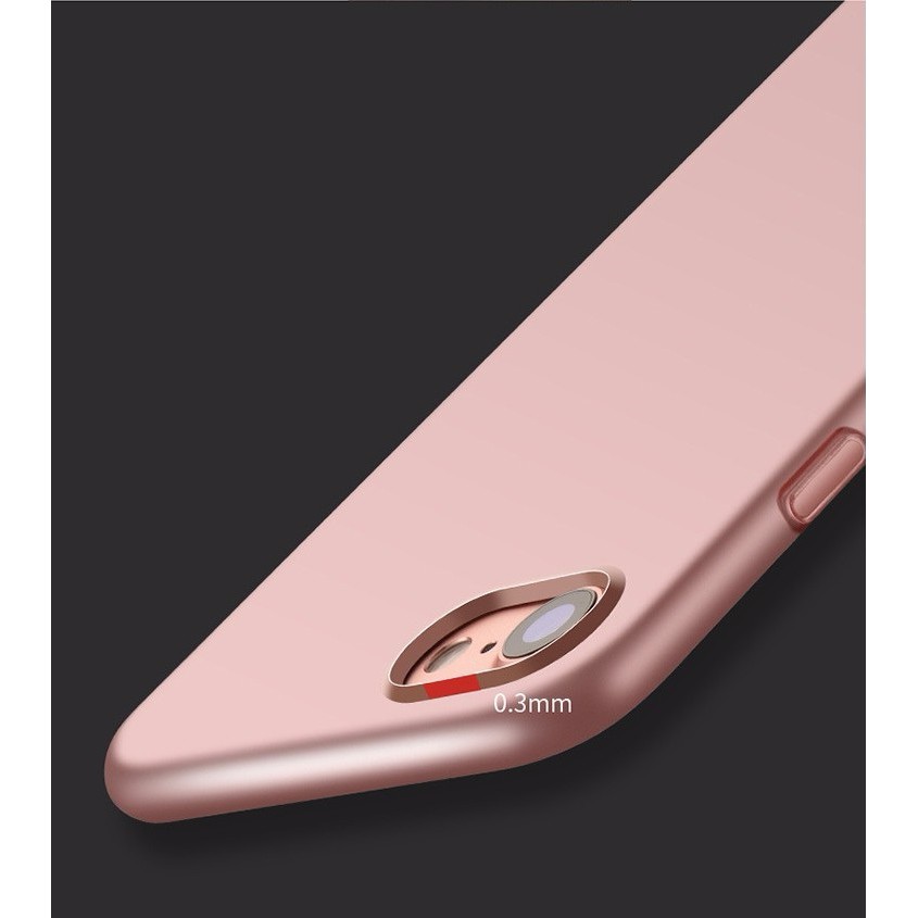 Ốp silicon TPU HOCO iPhone 6 Plus/7 Plus Light Colored Case (Hồng) - Chính hãng - Thegioiphukien.vn