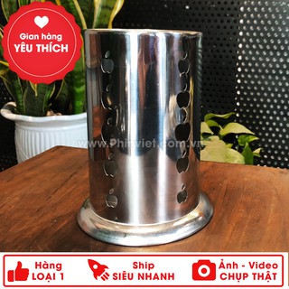 Ống inox đựng muỗng / ống hút - Dụng cụ pha chế
