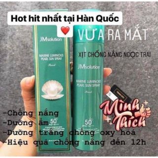 kem chống nắng dạng xịt JM solution