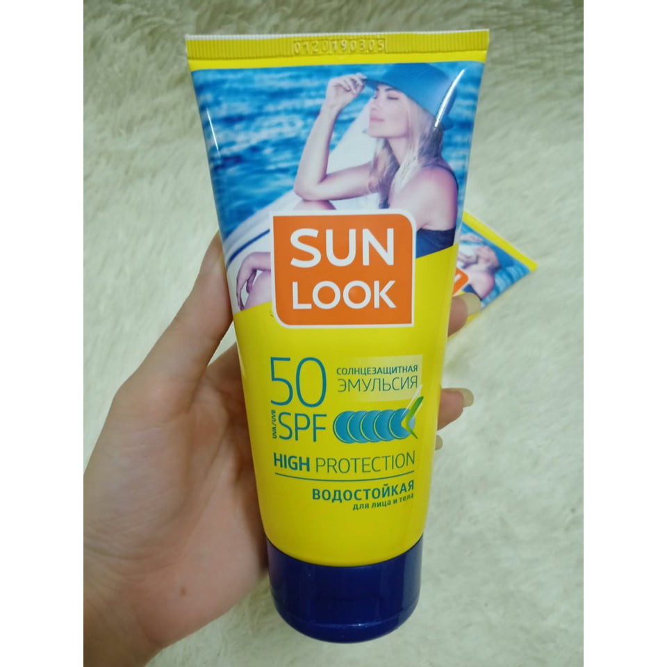 TUẦN  SALE Kem chống nắng Sunlook spf50 tuýt to 150ml xách Nga  SALE