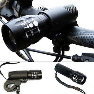 Đèn pha led 240 lumen gắn xe đạp