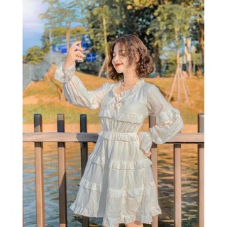 ĐẦM BABYDOLL NHẤN BÈO