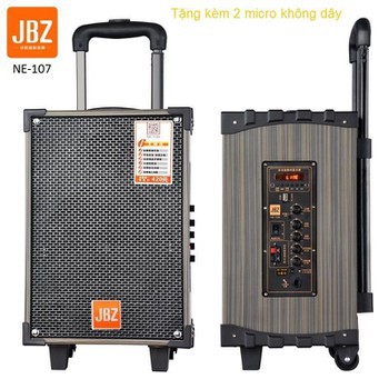 Loa Kéo Di Động JBZ NE-107 3 Tấc 2 Micro Chính Hãng BH 6 Tháng