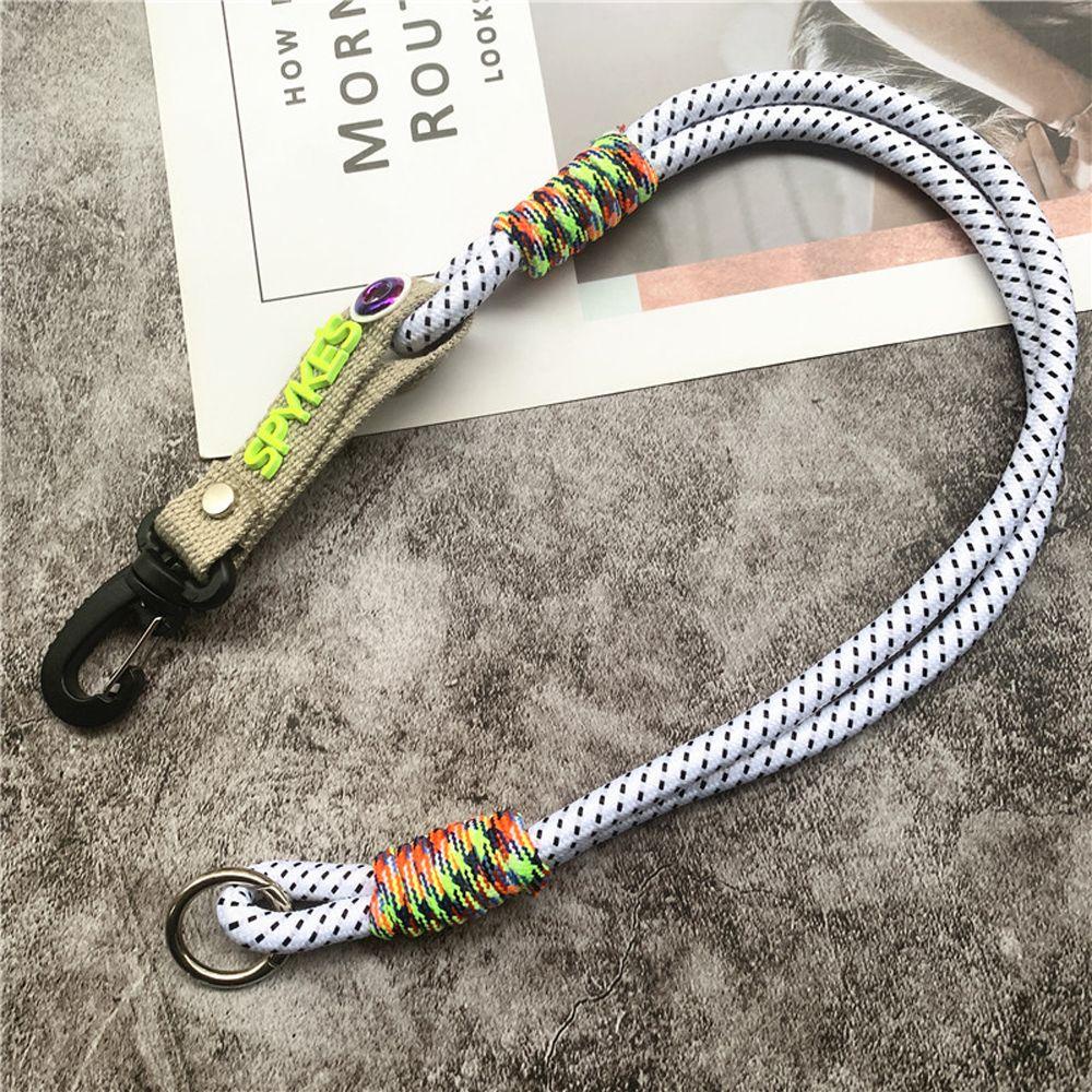 Ốp Điện Thoại Màu Huỳnh Quang Có Dây Đeo Dài Chống Thất Lạc Cho MMLUCK
