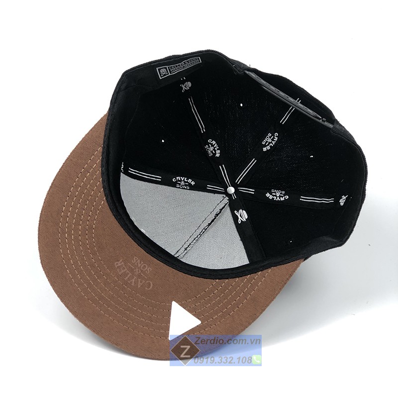 Nón Snapback hiphop đen thêu họa tiết nổi cao cấp cho cả nam và nữ