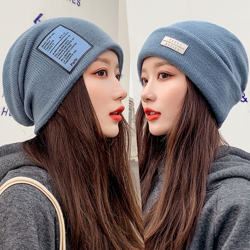 Mũ Dệt Kim Dày Vá  Thời Trang Thu đông Phong Cách Hàn Quốc Dành Cho Nữ