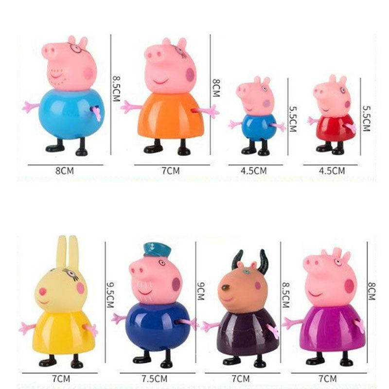 Set 25 Mô Hình Nhân Vật Phim Hoạt Hình Peppa Pig