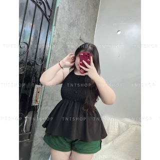 ÁO NÚT BỌC CỔ YẾM  [TNT SHOP BIGSIZE 60KG 90KG]