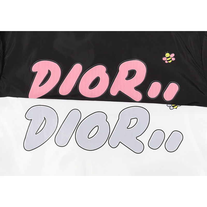 D &amp; Hoặc Áo Khoác Chống Nắng Thêu logo Trước Và Sau Đơn Giản Chất Lượng Cao Dễ Phối Đồ In Chữ bee Thường Ngày