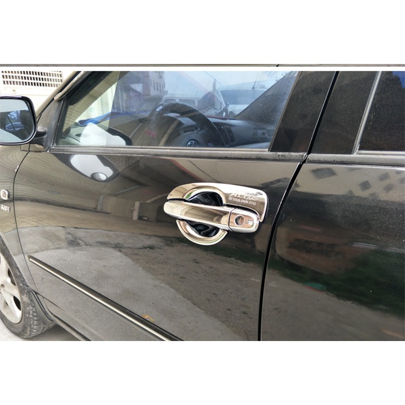 Bộ 8 ốp tay và hõm cửa altis 2009-2013 mạ crom