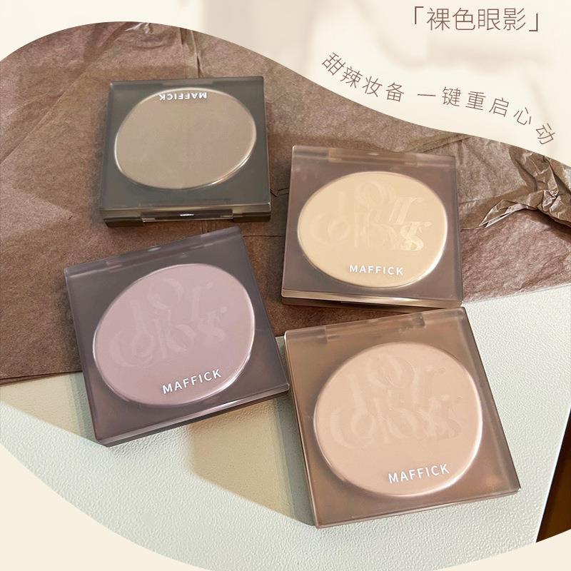 Maffick Bảng Phấn Mắt Bốn Màu nude / Cà Phê / Sữa / Ánh Ngọc Trai Nhỏ Gọn Dành Cho Nữ Sinh