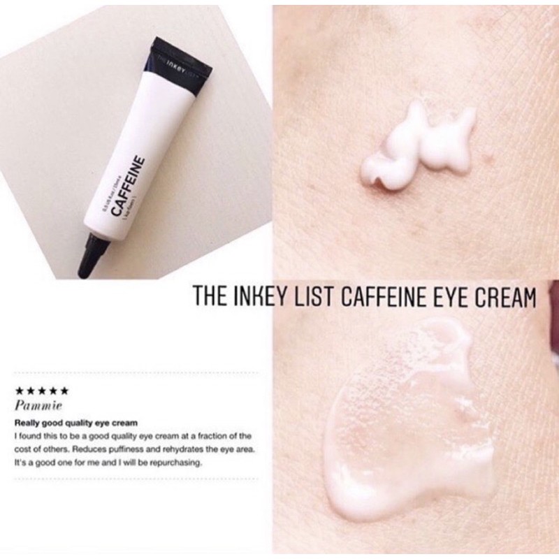 Kem mắt The Inkey List Caffeine Eye Cream