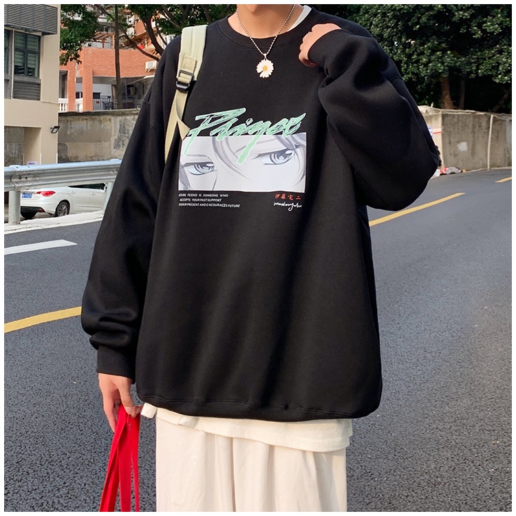 Áo Sweater dài tay Fingger phong cách Ulzzang Hàn Quốc áo thun chất nỉ cotton dày dặn tay dài CoolZ CZ950