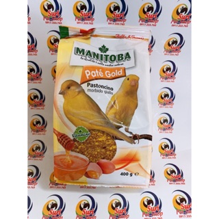 Cám trứng pate gold,pate red hãng Manitoba dành cho chim Yến hót gói 400g