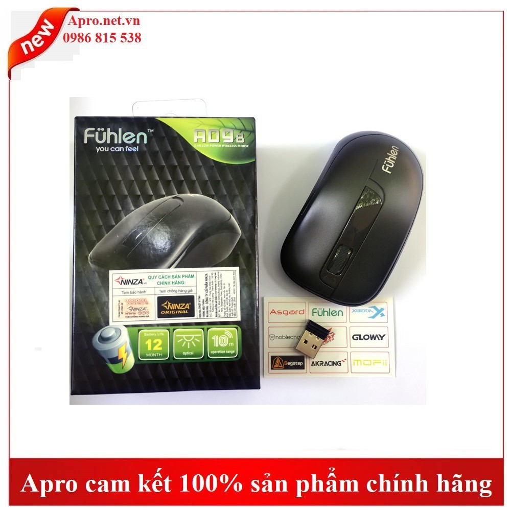 CHUỘT KHÔNG DÂY FUHLEN A09B - CHÍNH HÃNG