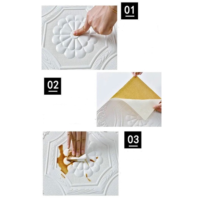 Giấy Dán Tường 3d Giả Gạch Chống Thấm Nước