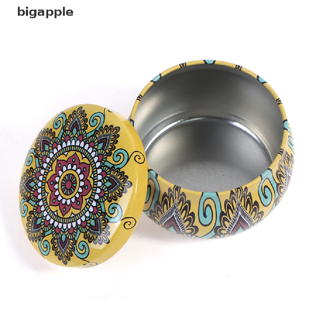 Bigapple Hộp Thiếc Rỗng 4OZ Thanh Lịch Đựng Nến Đậu Nành