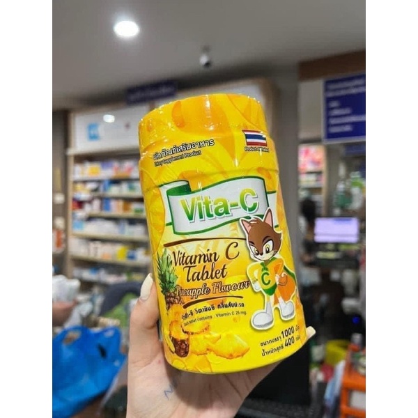 KẸO VITAMIN C THÁI LAN NHIỀU VỊ 1000VIÊN