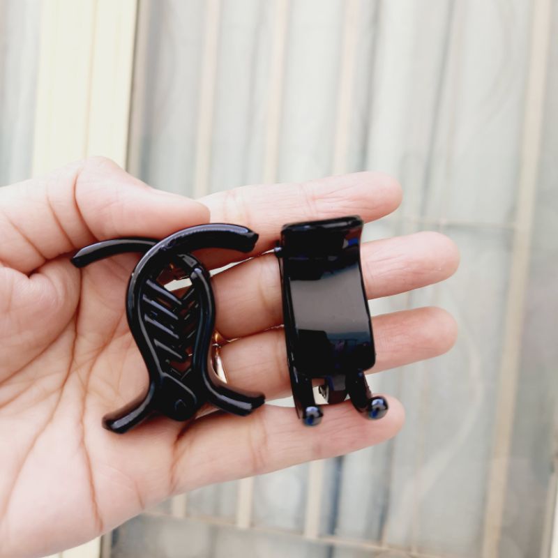 Kẹp tóc 3 răng/5 răng nhí đen bóng