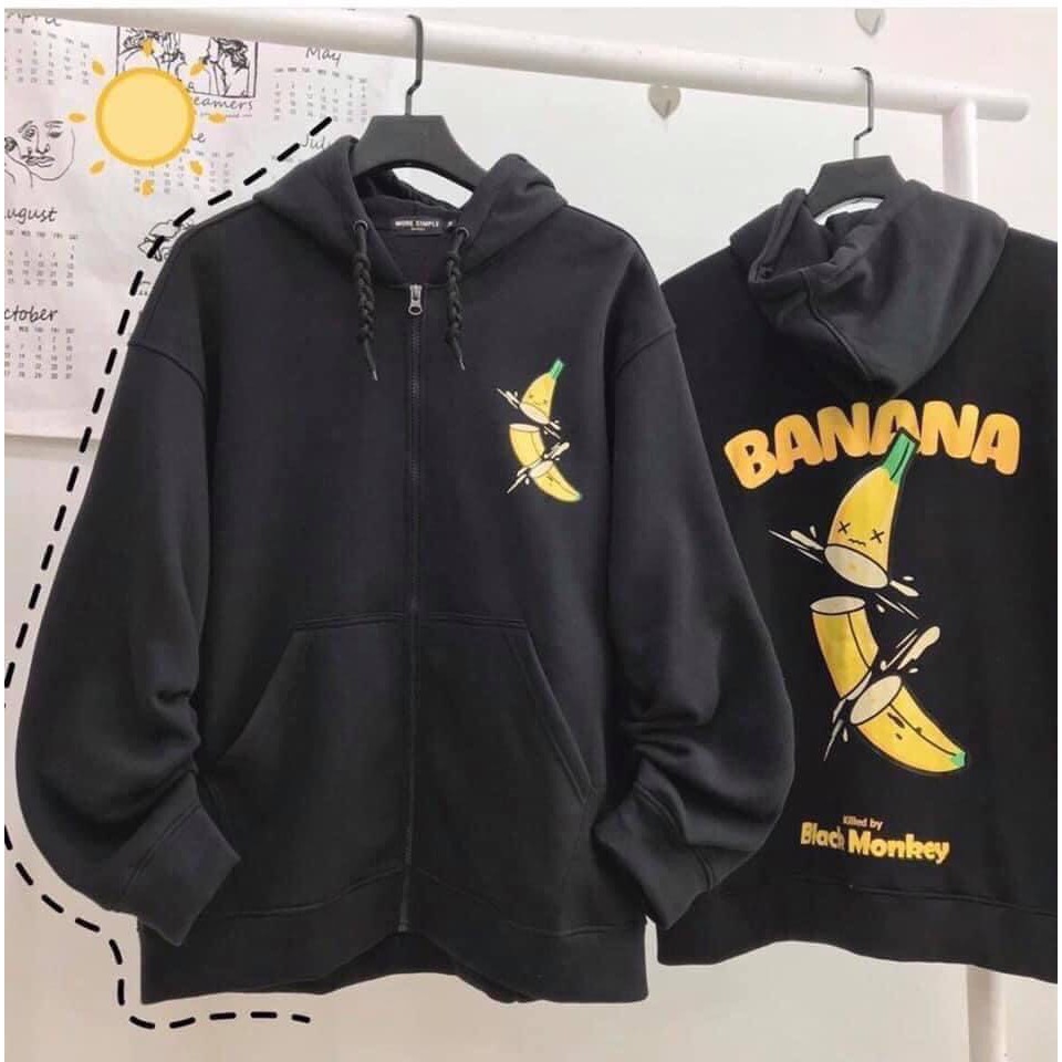 Áo Hoodie Nỉ Form Rộng Hình Banana Chuối Cute - Unisex-HươngSu-(PVN524) | BigBuy360 - bigbuy360.vn