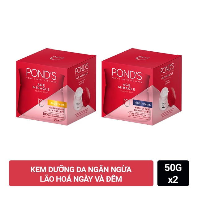 Kem Pond’s chống lão hoá trắng da 50g