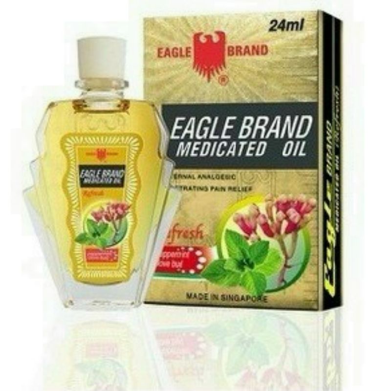 Dầu gió vàng Mỹ Eagle Brand Medicated Oil 24ml