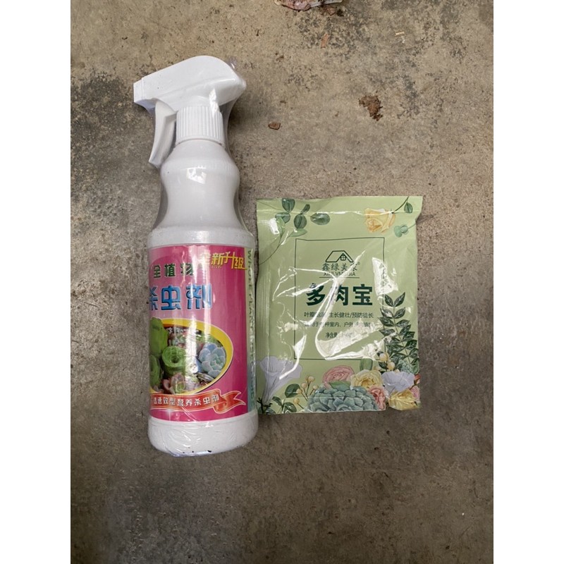 combo xịt rệp - nấm + phân tan chậm (hàng xịn)