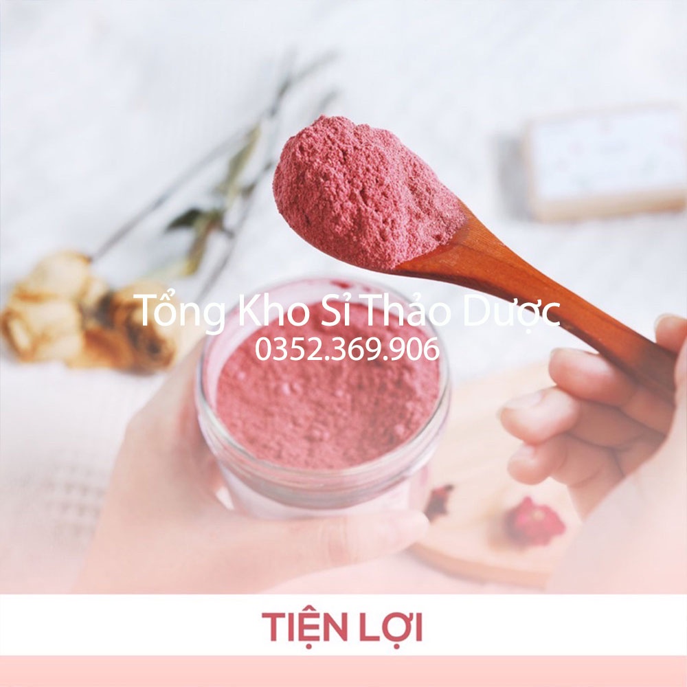 Bột hoa hồng nguyên chất 500g (Mask dẻo, bột đắp mặt dưỡng da thiên nhiên)