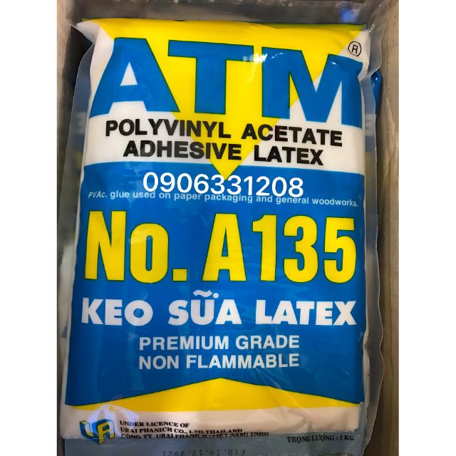 Keo sữa atm 1kg làm slime