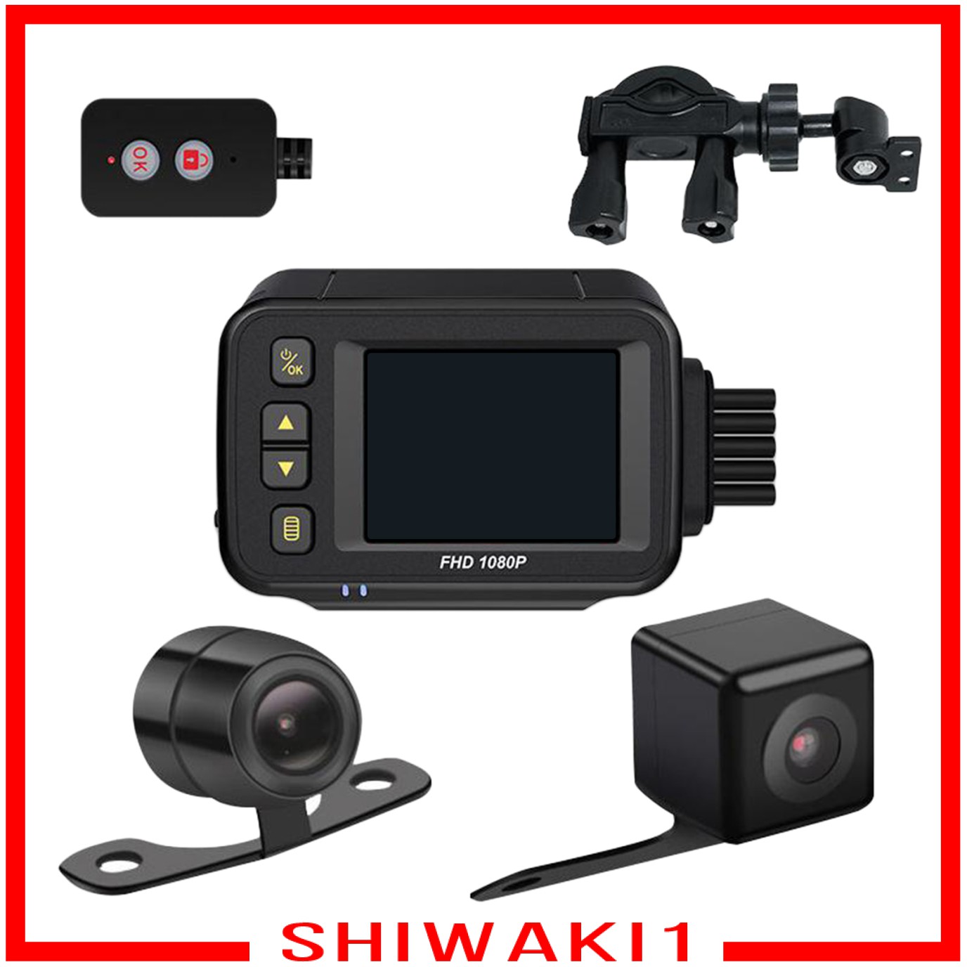 Camera Hành Trình Chống Thấm Nước Shiwaki1 720p Màn Hình Lcd 2.0 &quot;Chuyên Dụng Cho Xe Mô Tô