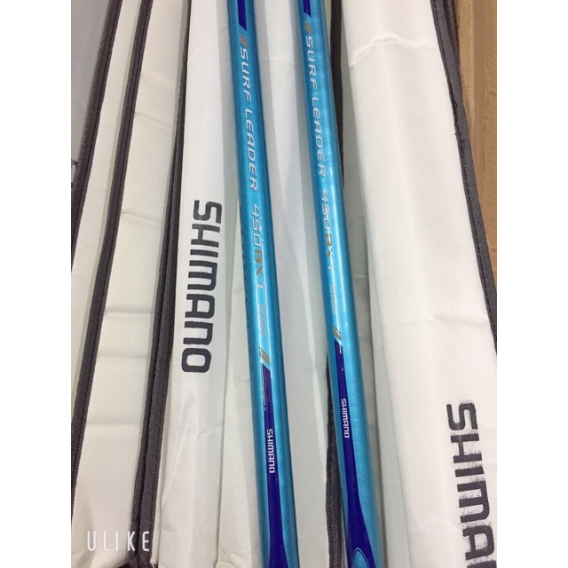 Cần lục xa bờ Shimano surf leader xoắn gân toàn thân có định vị khoen hàng chất lượng 78