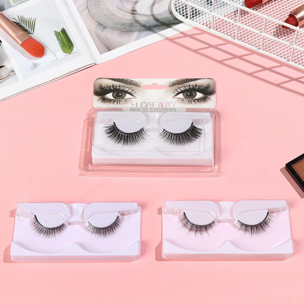 1 Cặp Lông Mi Giả Cong Dày Tự Nhiên Tái Sử Dụng Tiện Lợi