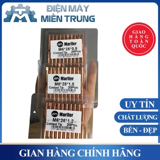 Bép hàn mig 15ak size m6x25x0.8mm - 1.0mm-1.2mm -