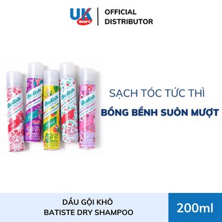 Dầu gội khô Batiste Dry Shampoo 200ml
