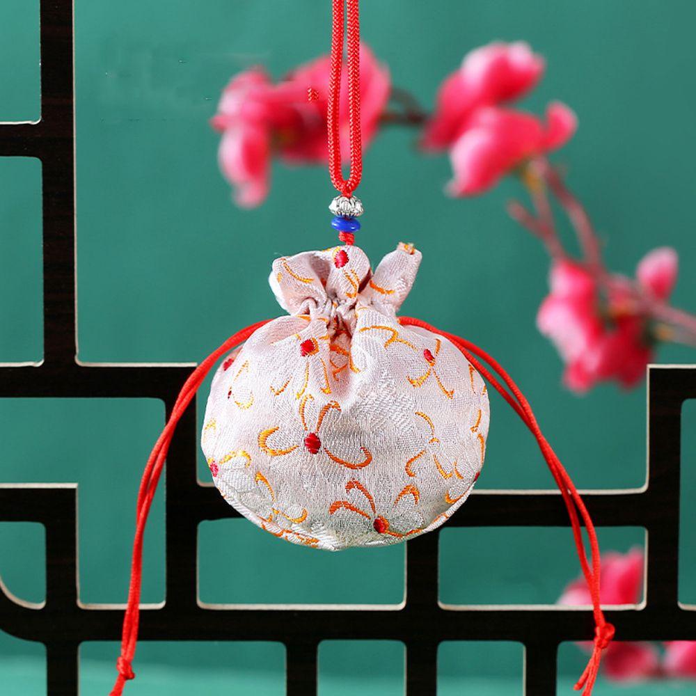 ANEMONE Túi Thơm Màu Trơn Phong Cách Trung Hoa Cổ Điển Thời Trang Cho Nữ