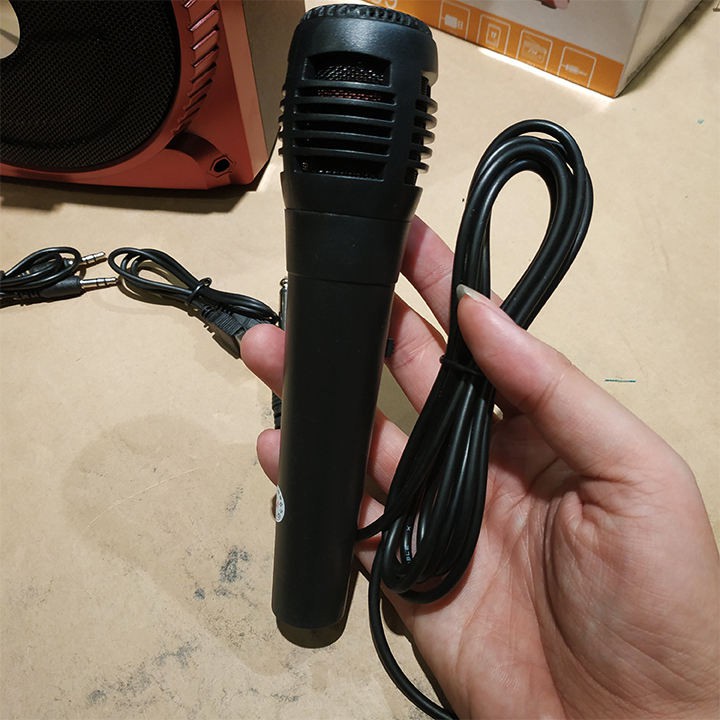 Micro Hát Karaoke Có Dây Giá Rẻ ( Sử Dụng Cho Tất Cả Các Loa Như P88, P89, 996, 669, 802, A061, F4, F5, F6 )