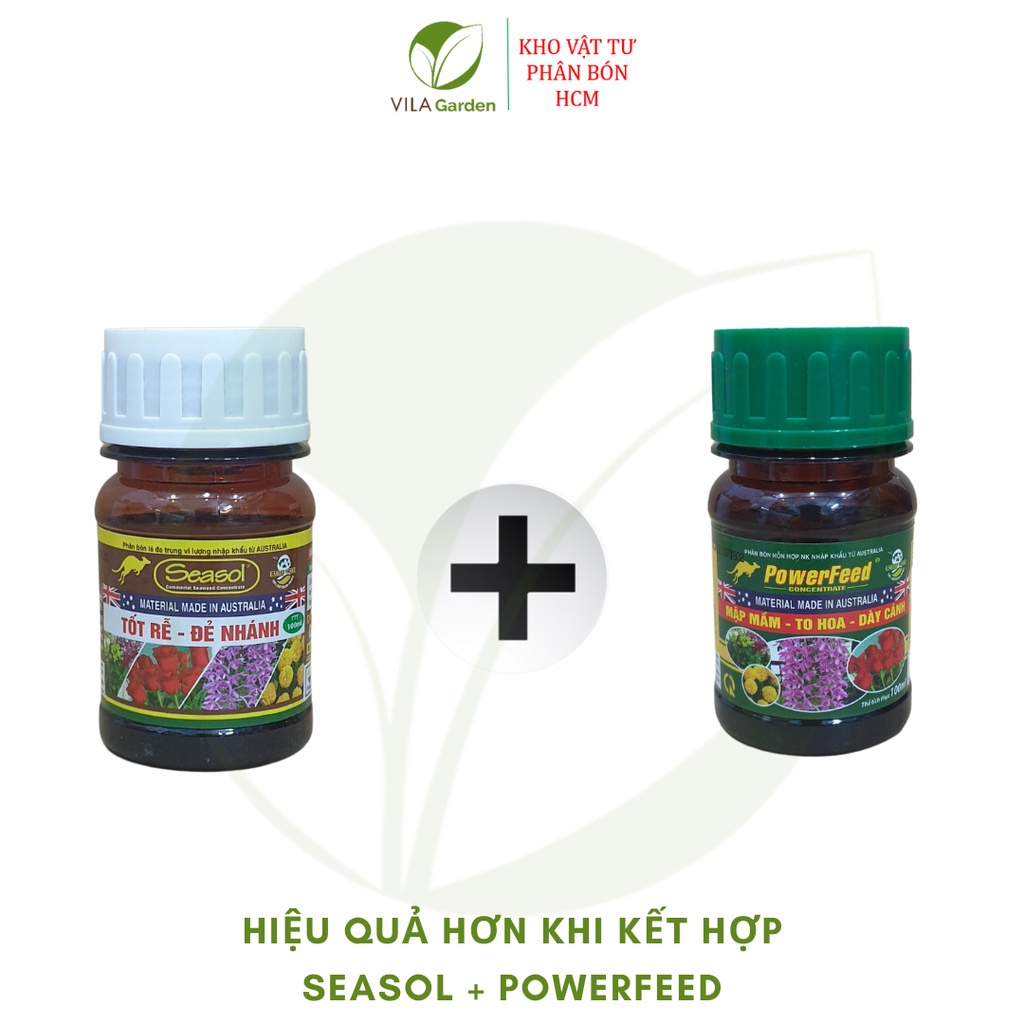 Phân Bón Lá SEASOL - Phân Bón Lá Đa Trung Vi Lượng Nhập Khẩu AUSTRALIA 100ml